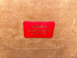 Bolso Piel Imperio Clandestino Marrón y Rojo