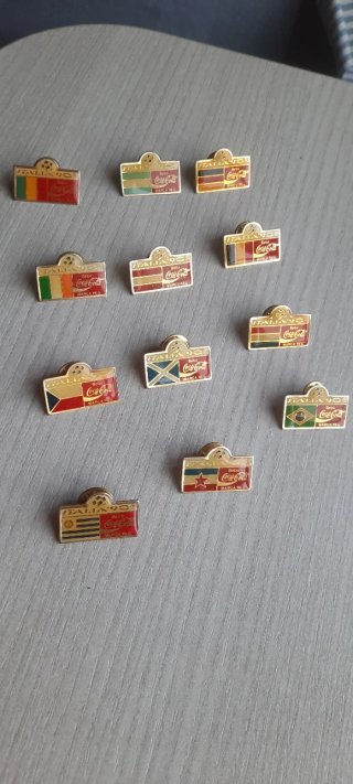Pins Coca-Cola Mundial Italia 90