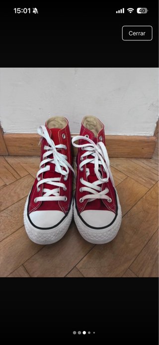 Zapatillas rojas Converse talla 38