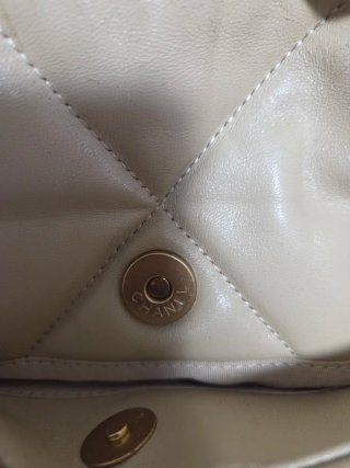 Borsa Chanel Beige Oro