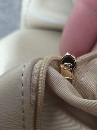 Borsa Chanel Beige Oro