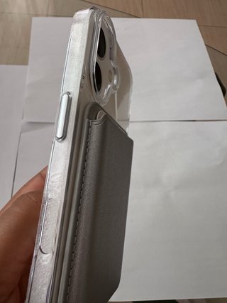 Funda iPhone 16 Transparente con Tarjetero