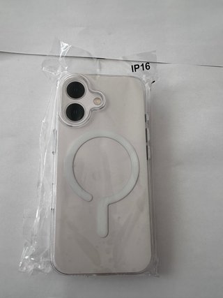 Funda iPhone 16 Transparente con Tarjetero