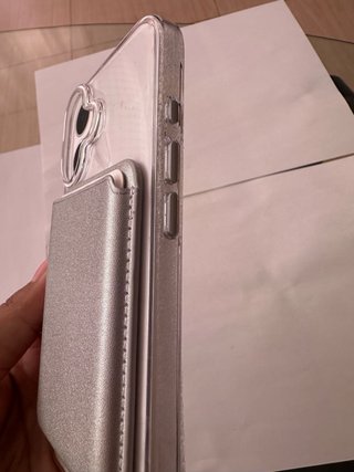 Funda iPhone 16 Transparente con Tarjetero