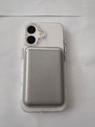 Funda iPhone 16 Transparente con Tarjetero