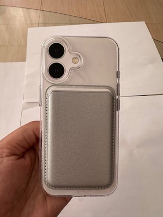 Funda iPhone 16 Transparente con Tarjetero