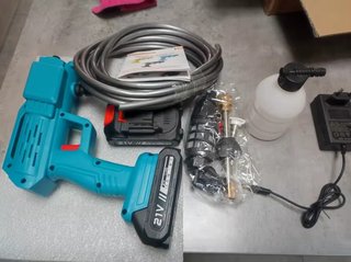 Hidrolimpiadora 21V 200BAR con 2 baterias