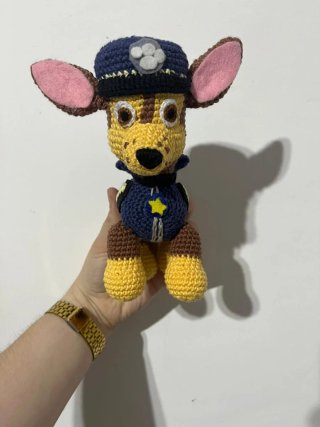 Chase Patrulla Canina Amigurumi Tejido a crochet