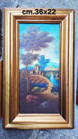 Z238   Set 4 quadri a olio