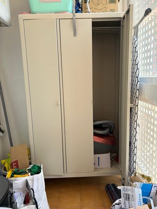 Armario Almacenaje Metálico Ikea Beige