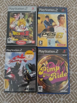 Juegos Ps2:Speed Kings,DragonBall Z,Pes 6,Pimp...