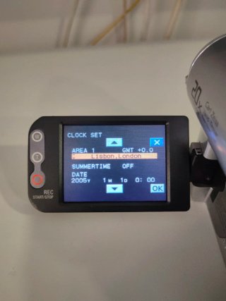 Videocámara Sony Handycam RW DVD
