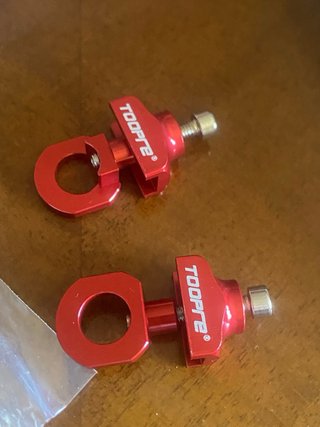 Tensores Cadena BMX / Fixie / Dirt Rojo  Sin usar