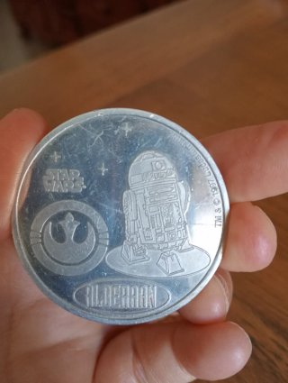 Moneda Star Wars 10000
