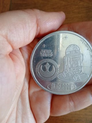 Moneda Star Wars 10000