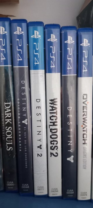 Pack 5 Juegos PS4: Destiny, Watch Dogs 2, Overwatc