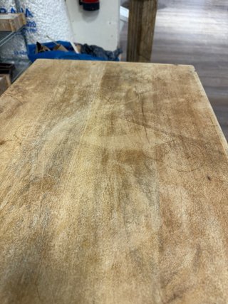 Consola de madera estilo rústico