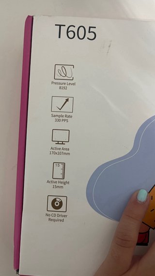 Tableta Gráfica T605 - Solo un uso