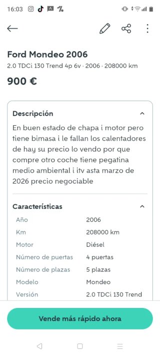 Ford Mondeo 2007