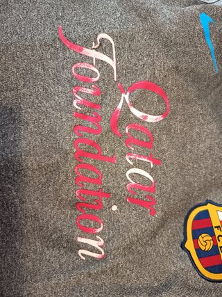 Sudadera Gris Barça Nike Talla M