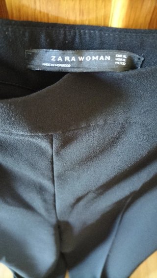 Elegante pantalón pata ancha cintura alta