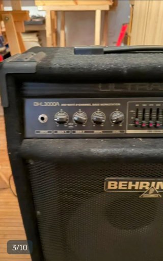 Amplificador Behringer BXL3000A Negro