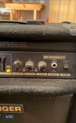 Amplificador Behringer BXL3000A Negro