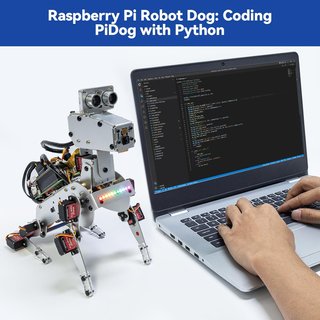 Robot Perro IA SunFounder PiDog Kit ¡Nuevo!