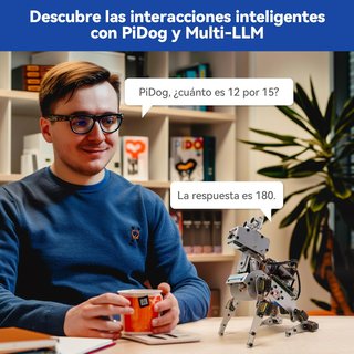 Robot Perro IA SunFounder PiDog Kit ¡Nuevo!
