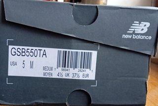 New Balance 550 Taglia 37.5 Originali