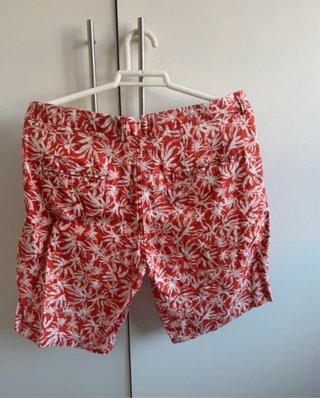 Bermudas Zara Estampadas Rojas