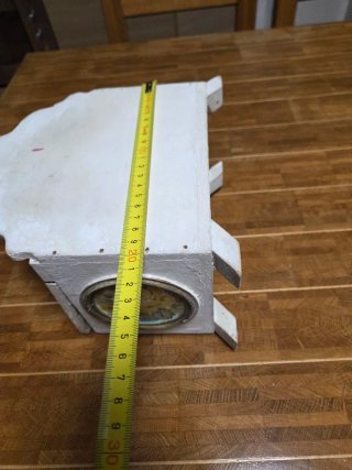 Scatola vintage in legno decorata