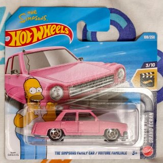 Hot Wheels Simpsons Coche Familiar Rosa 2026