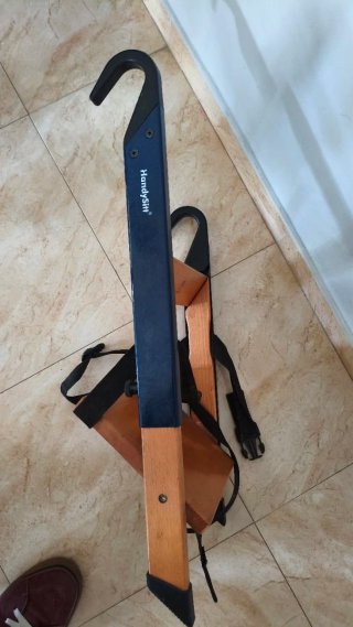 Trona portátil de madera