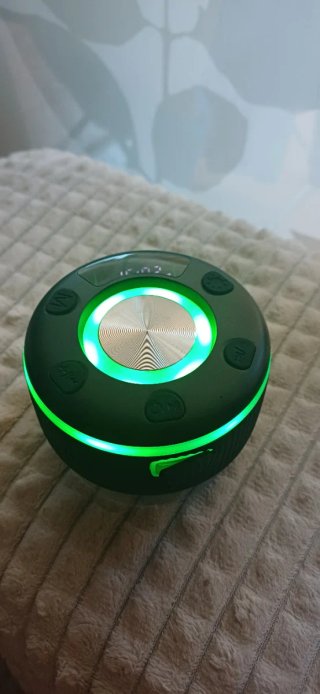 Altavoz Ducha Bluetooth Negro/Plata