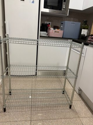 Estantería Metálica Galvanizada Ikea 92x36x94cm
