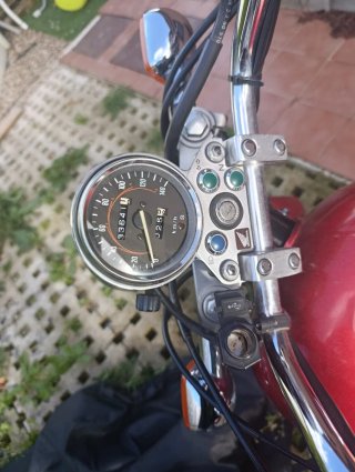 Honda Rebel Moto Cruiser Roja