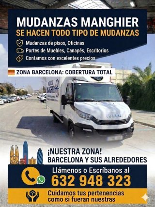 Mudanzas en Barcelona y alrededores