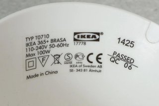 Lámpara de techo blanca