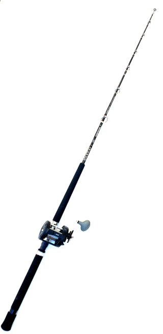 Equipo Pesca Currican Hart, Caña, Carrete de Tambo