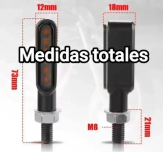 Intermitentes LED Moto o Quad homologados