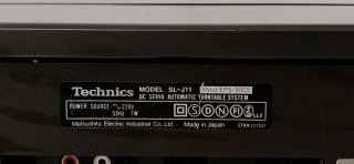 Tocadiscos Technics SL-J11 Tangencial Automático