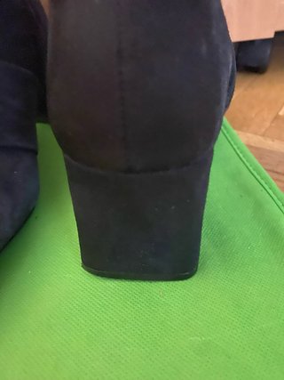 Botines de ante azul Mango