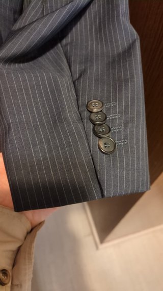 Traje Burberry Raya Gris