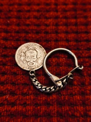 Llavero Plata Ley Moneda Peruana 1897