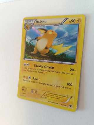 Lote Pikachu + Raichu Holo/Reverse Pokémon ESP