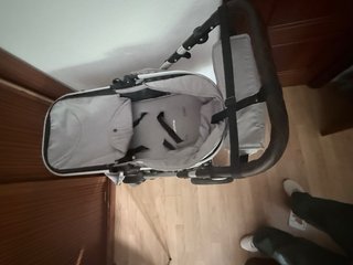 Carrito de bebé 3 piezas gris
