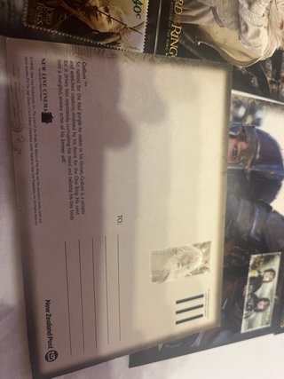 6 Tarjetas Postales sello El Retorno del rey