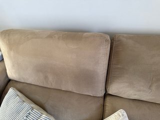 Sofá  chaise longue Divatto Marron antimanchas