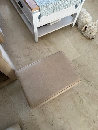 Sofá  chaise longue Divatto Marron antimanchas